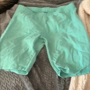 Green undershorts